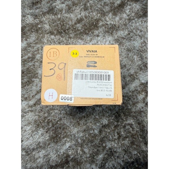 VIVAIA Square-Toe V-Cut Flats (Margot™ 2.0) EU 39 / US 8 - Picture 8 of 9